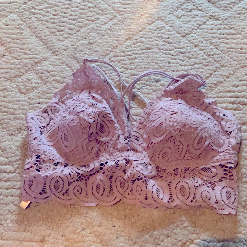 Purple lace bralette by Pink Victoria Secret